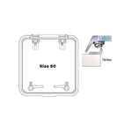 Lewmar Ocean Series Flat Base Hatch - Size 60