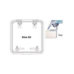Lewmar Ocean Series Flange Base Hatch - Size 60