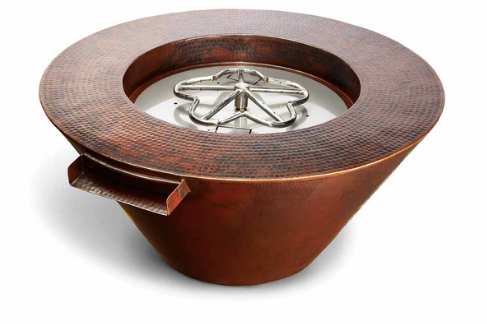 Mesa Hammered Copper Fire & Water Bowls