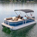 SureShade Pontoon Power Bimini Top - Beige