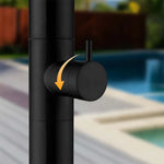 Modern Single Function Single Cold Stainless Steel Outdoor Shower