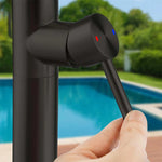 Stainless Steel Outdoor Shower Trim with Single Function Shower Head