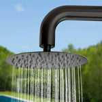 Stainless Steel Outdoor Shower Trim with Single Function Shower Head