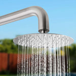 Modern Single Function Single Cold Stainless Steel Outdoor Shower