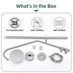 Double Function Cold Water Outdoor Shower 316 Stainless Steel Shower System