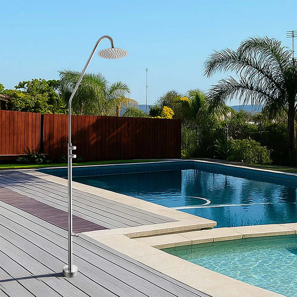 Double Function Cold Water Outdoor Shower 316 Stainless Steel Shower System
