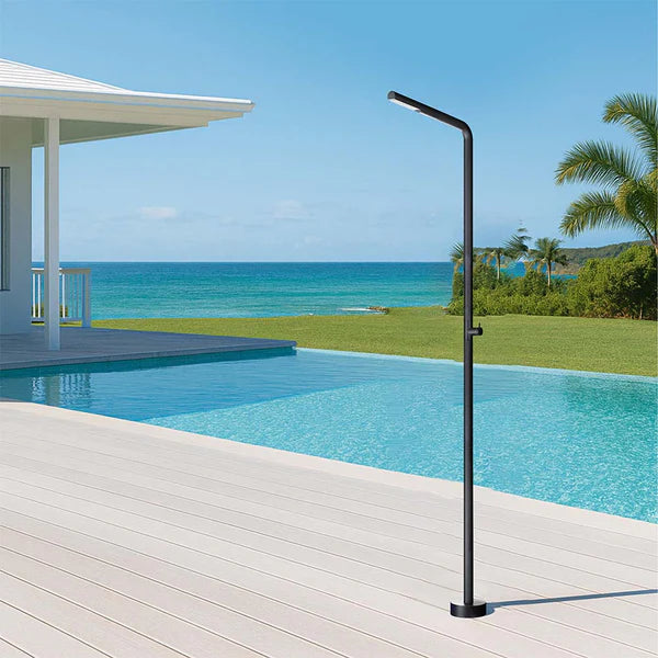 Modern Single Function Outdoor Shower Stainless Steel Shower System