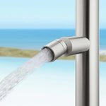 Modern Double Function 316 Stainless Steel Cold Water Outdoor Shower